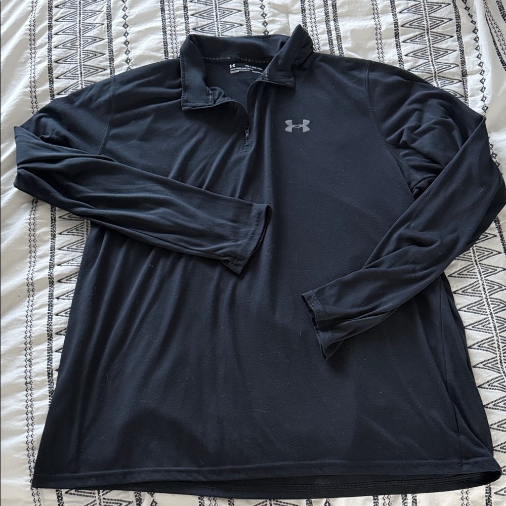 Under Armour Navy Quarter-Zip Pullover